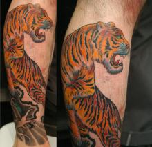 tattoo by Kevin Riley Studio One Philadelphia Norwood